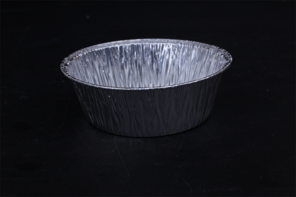 118 circular aluminum foil box
