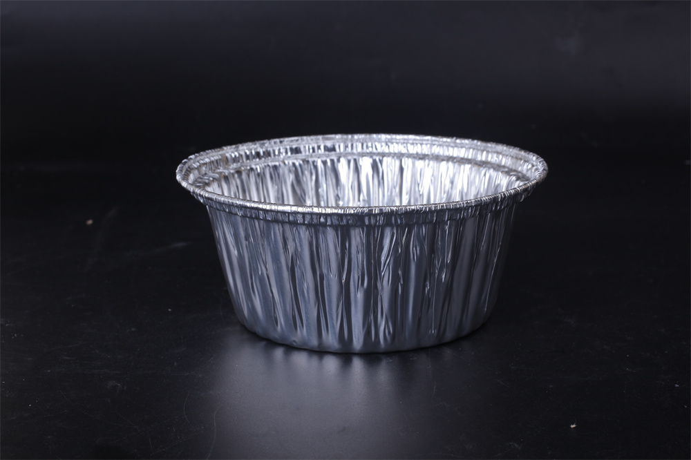 140 circular aluminum foil box
